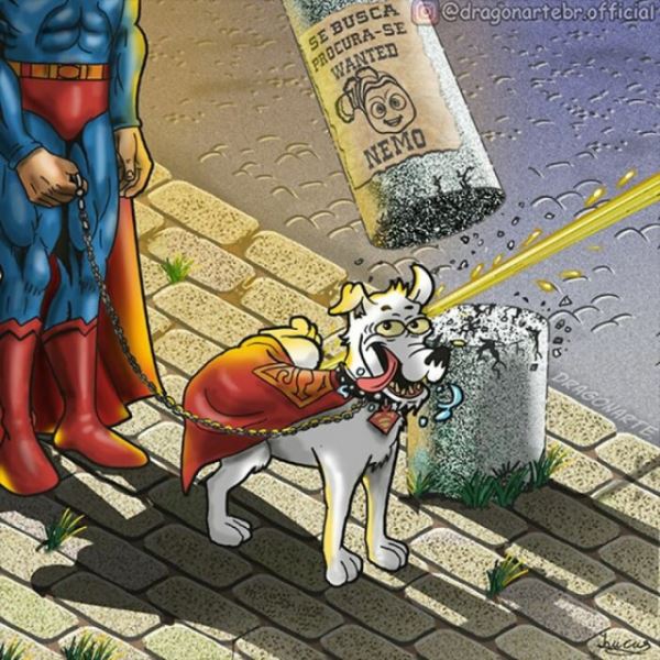 Повседневная жизнь супергероев и других персонажей в иллюстрациях Лукаса Насименто (18 фото)
